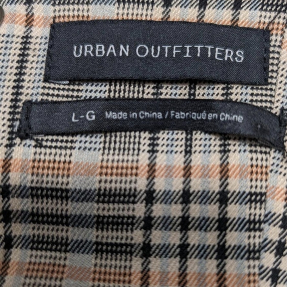 Pre-owned Urban Outfitters Blue Plaid Mini Dress - Picture 5 of 7